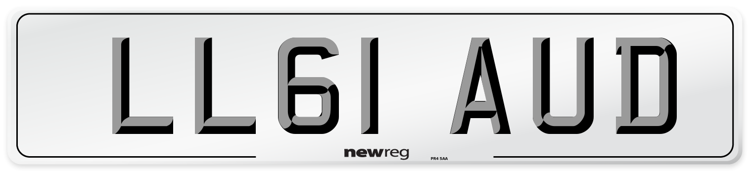 LL61 AUD Number Plate from New Reg